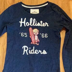 Hollister Rare Long Sleeve 'Tee 65 '66 Surfer Rider size medium